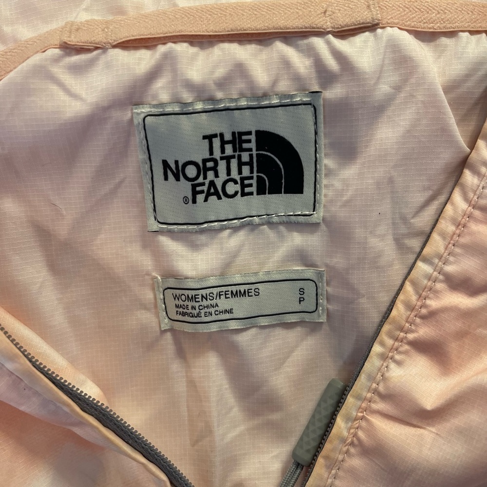 The North Face Fanorak Windwall pink tie dye pullover 1/4 zip windbreaker Size S - Picture 8 of 12